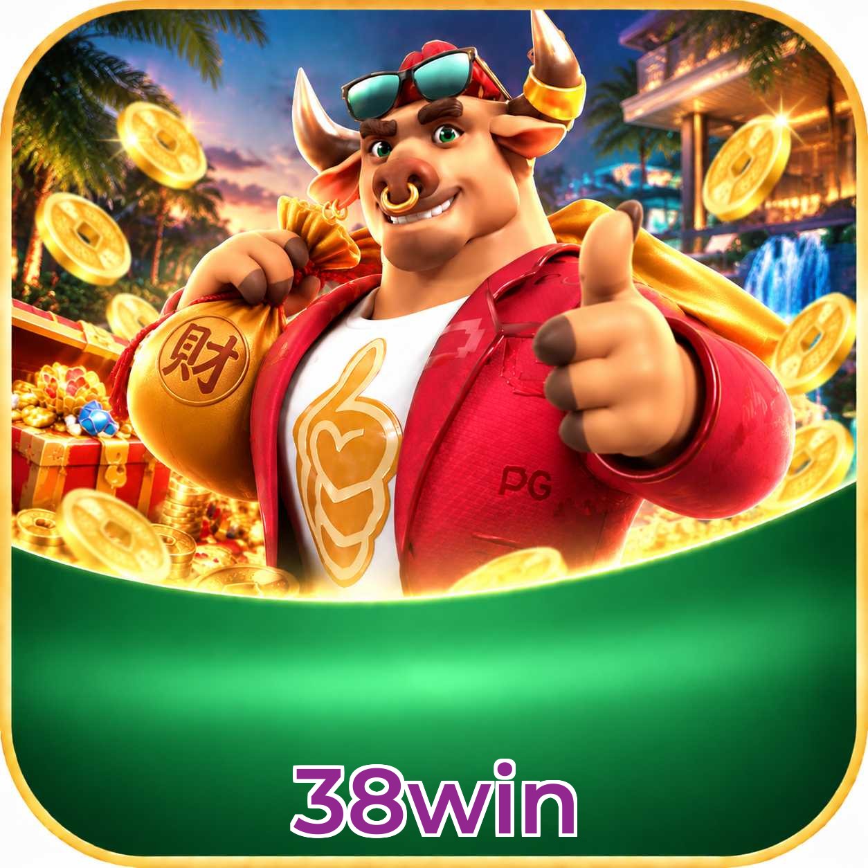 38win Logo - Bônus com Rollover Justo